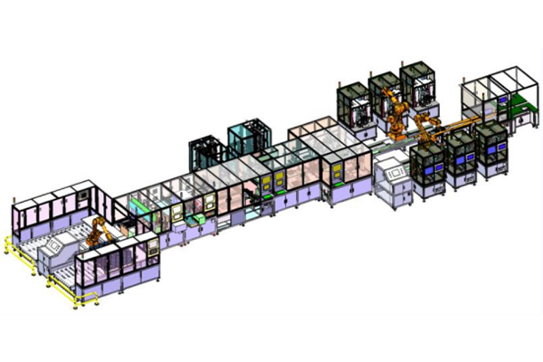 18650 fully automatic module PACK line (22400PPH)